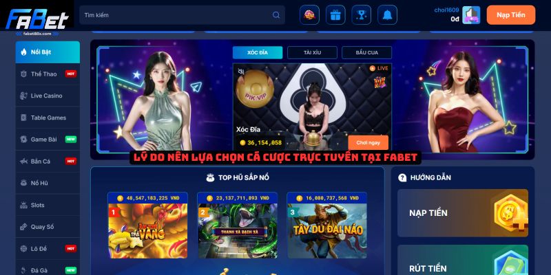 Lý do nên lựa chọn cá cược trực tuyến tại Fabet Lý do nên lựa chọn cá cược trực tuyến tại Fabet
